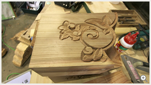 施工中の高龍神社